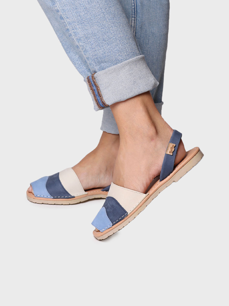 Menorquinas mujer - Menorquina de mujer en piel nobuck  - Toni Pons  