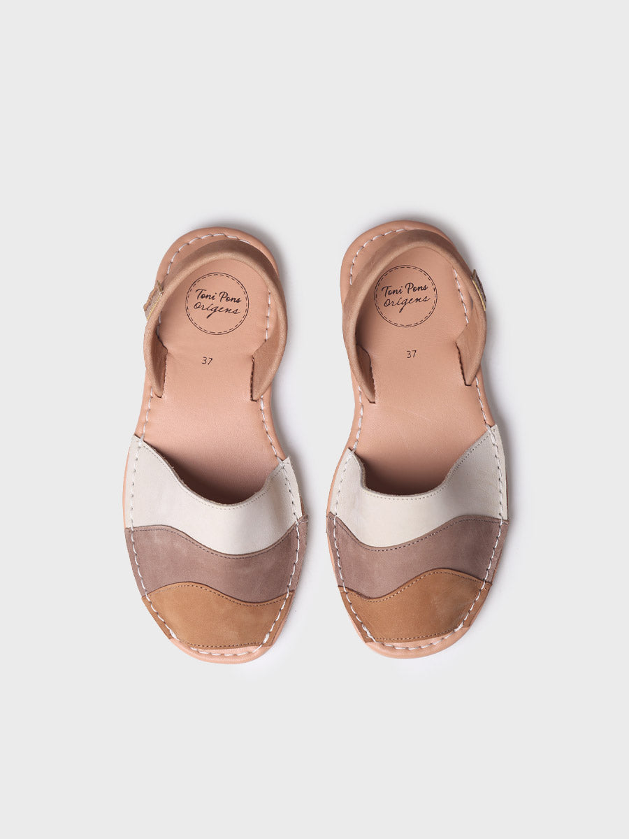 Menorquinas mujer - Menorquina de mujer en piel nobuck  - Toni Pons  