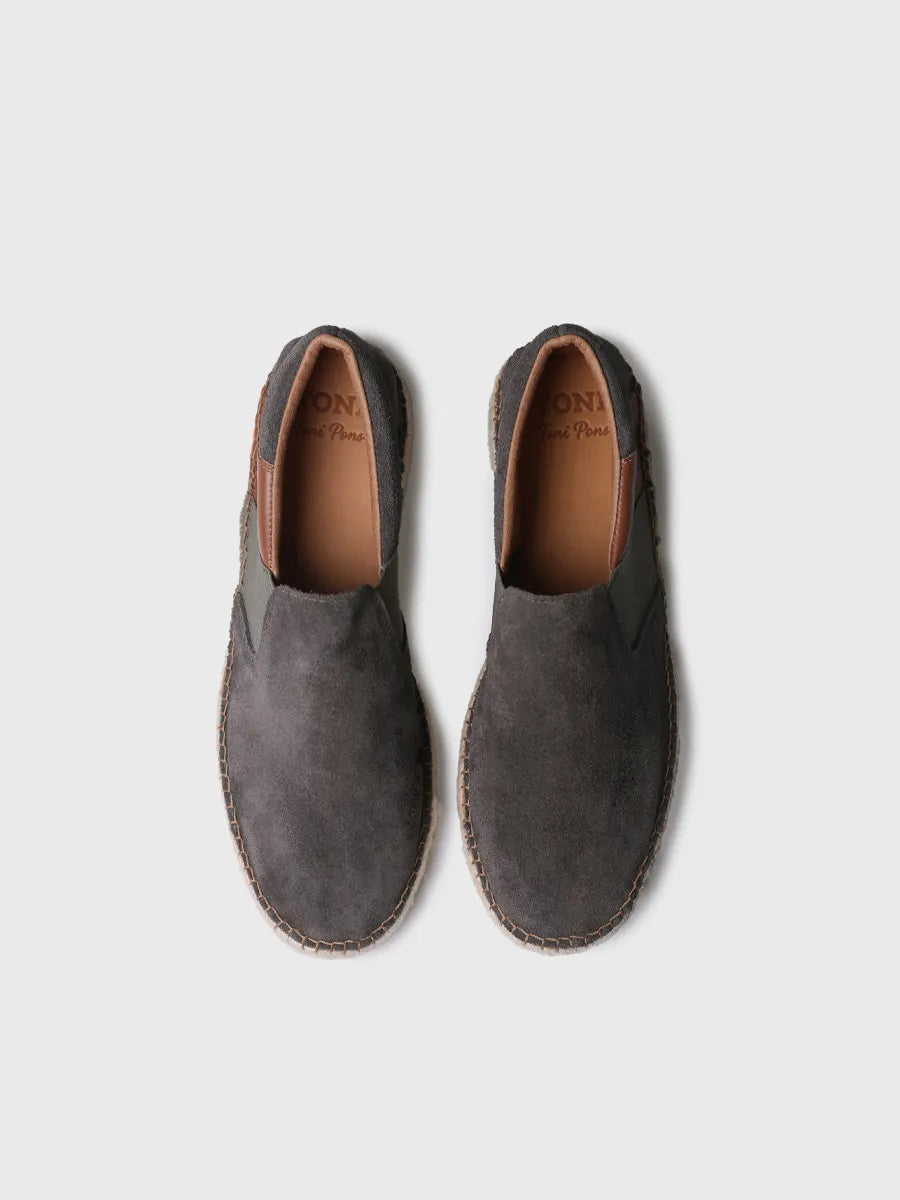  - Alpargata de hombre en serraje con elásticos | MARCEL  - Toni Pons  