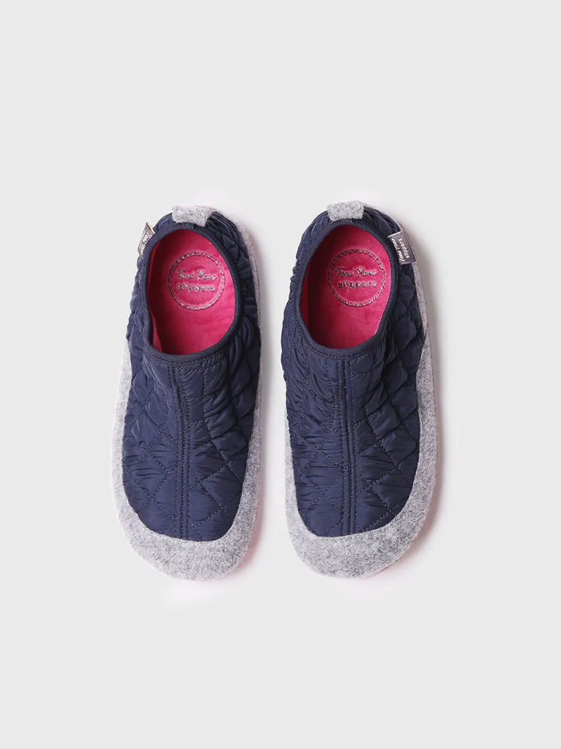 zapatillas de casa mujer - Slippers para mujer en fieltro y tejido acolchado | MARE-UM  - Toni Pons  