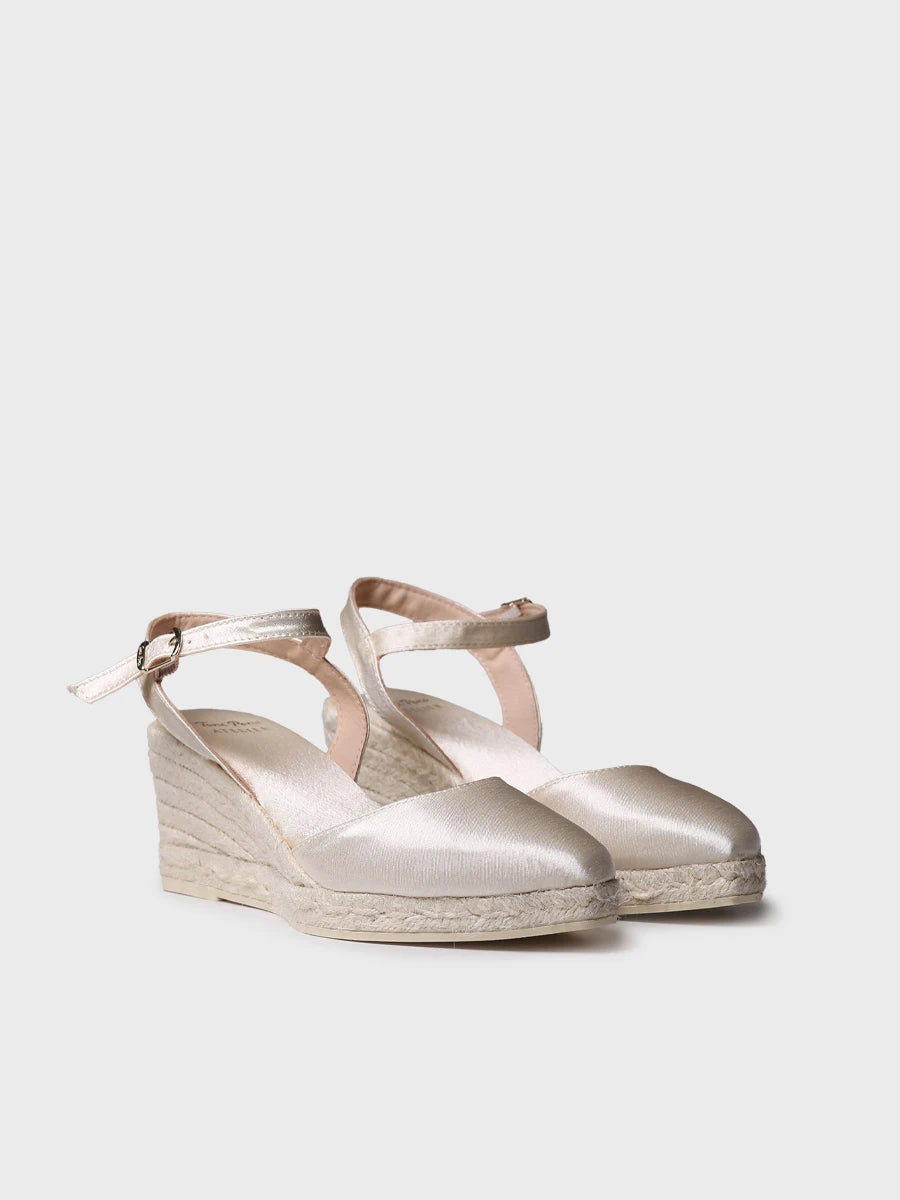  - Alpargata de mujer de cuña en satén | MARGOT  - Toni Pons  