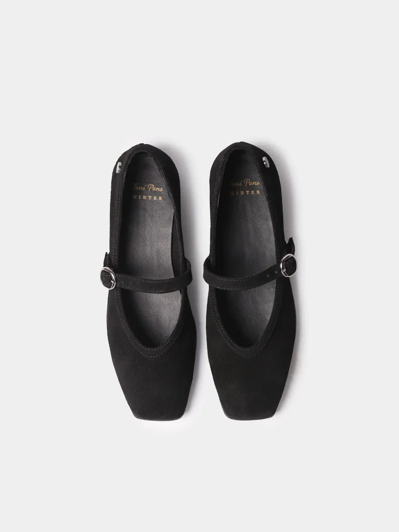Zapatos mujer - Merceditas de mujer en serraje con hebilla | MARIAN-A  - Toni Pons  