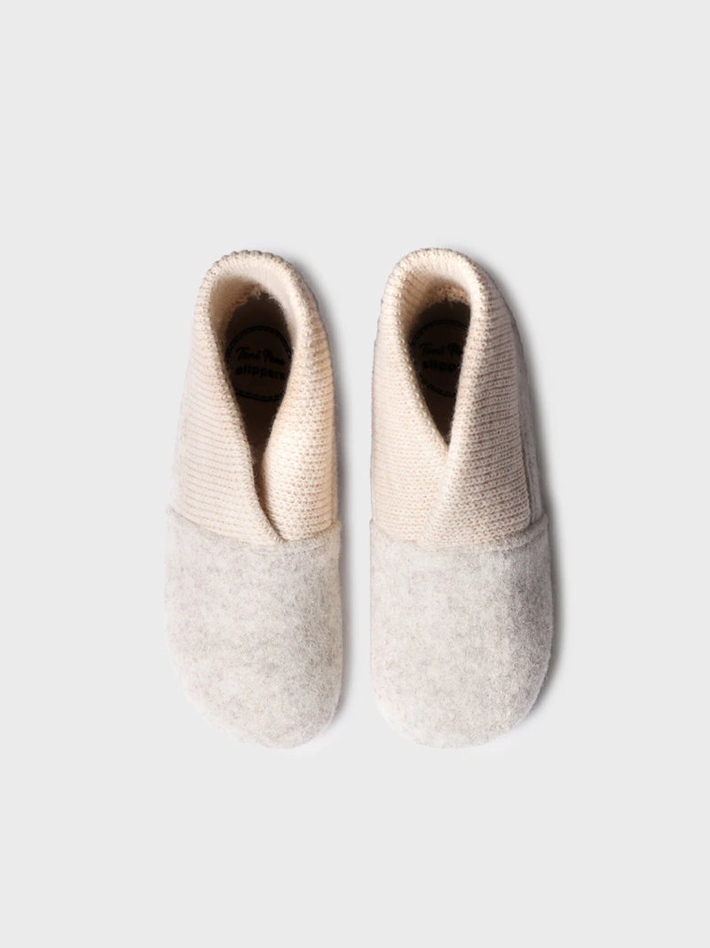 Zapatillas de casa mujer - Zapatilla de casa alta en fieltro y punto para mujer | MARIE-CE  - Toni Pons  