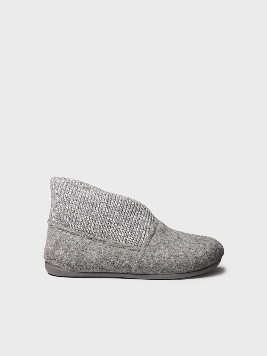 Zapatillas de casa mujer - Zapatilla de casa alta en fieltro y punto para mujer | MARIE-CE  - Toni Pons  
