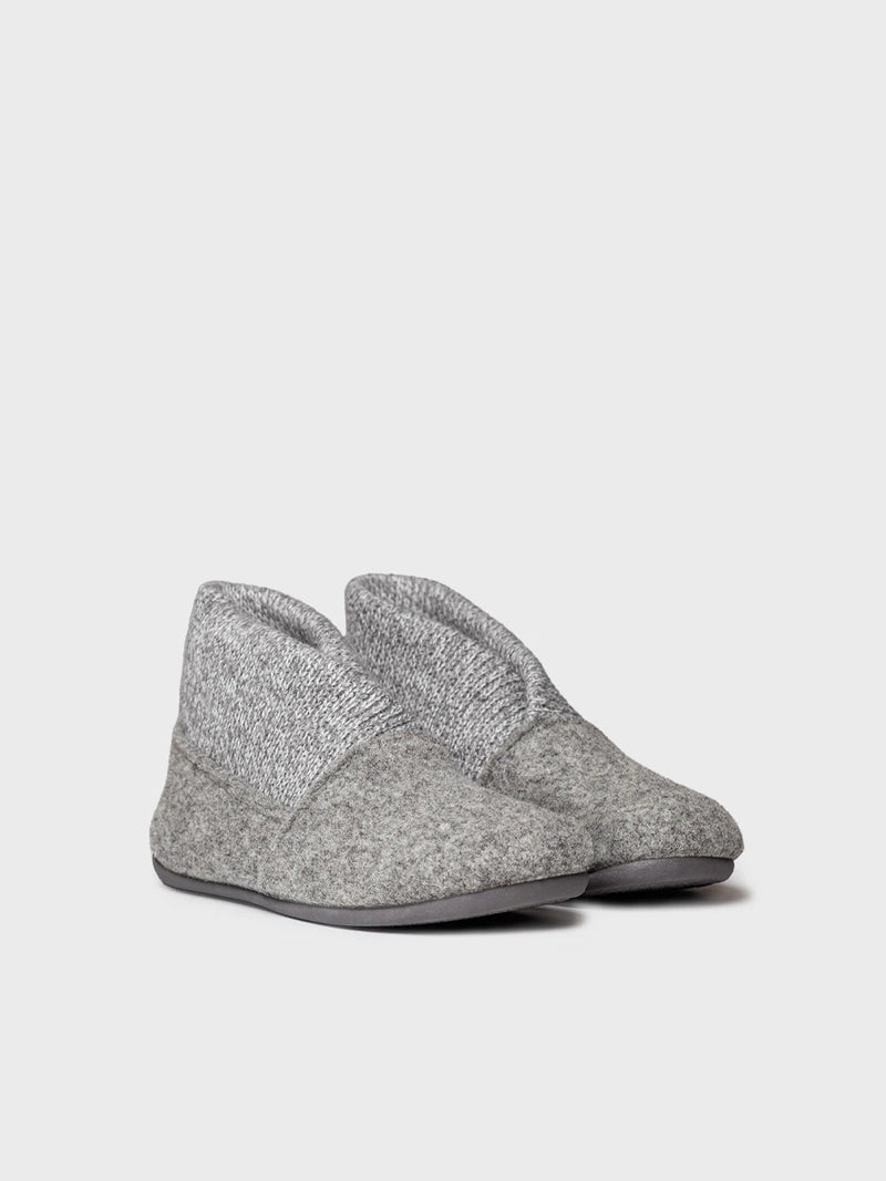 Zapatillas de casa mujer - Zapatilla de casa alta en fieltro y punto para mujer | MARIE-CE  - Toni Pons  