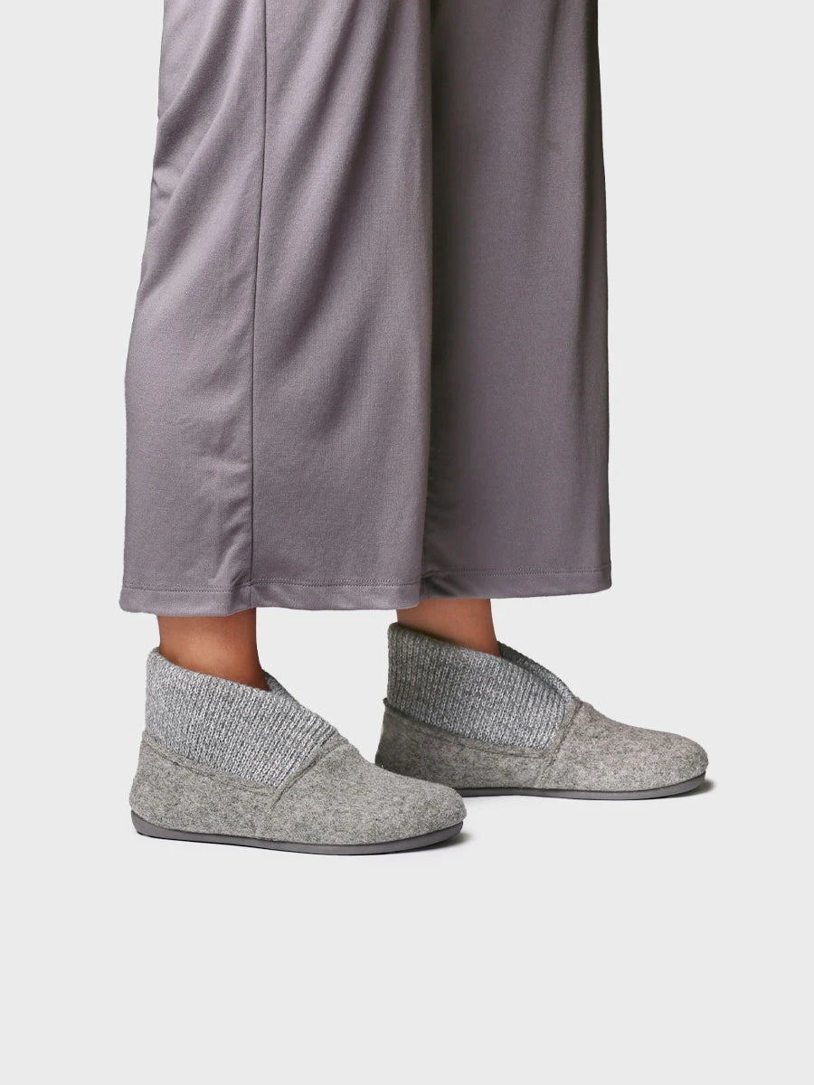 Zapatillas de casa mujer - Zapatilla de casa alta en fieltro y punto para mujer | MARIE-CE  - Toni Pons  