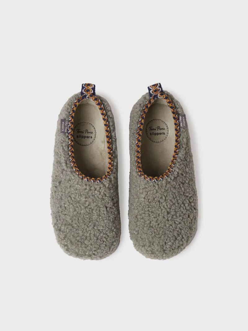 zapatillas mujer - Zapatilla tipo babucha para mujer en borrego | MARTA-SH  - Toni Pons  