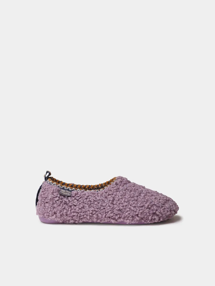 Women's felt clog with cork sole