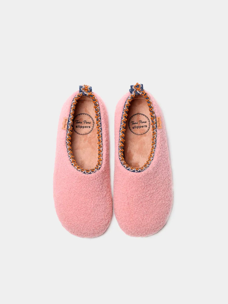 Zapatillas de casa mujer - Slippers bailarinas en tejido | MARTA-SH  - Toni Pons  