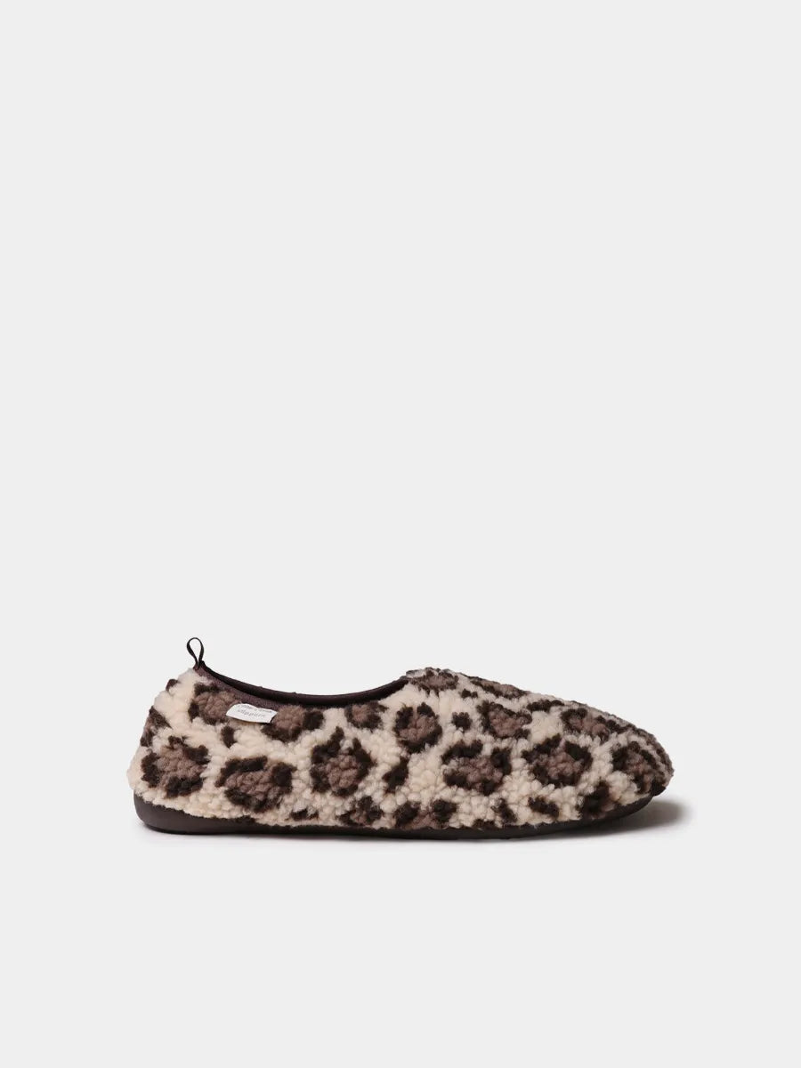 Women's high-cut slipper in recycled felt