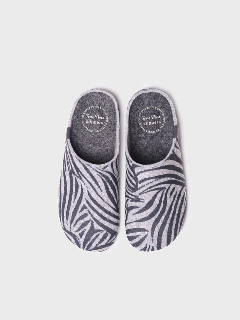 zapatillas de casa mujer - Slipper para mujer tipo zueco en fieltro | MAUI-NM  - Toni Pons  