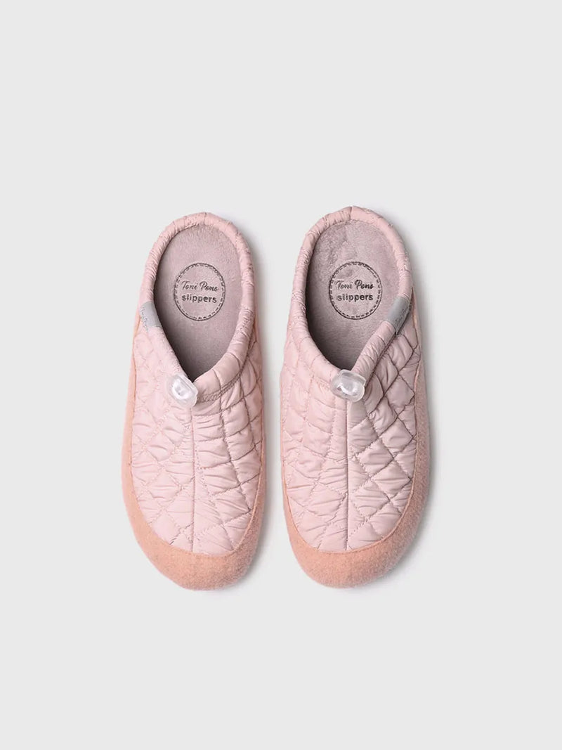 zapatillas mujer - Slippers para mujer en tejido acolchado y fieltro | MEL-UM  - Toni Pons  