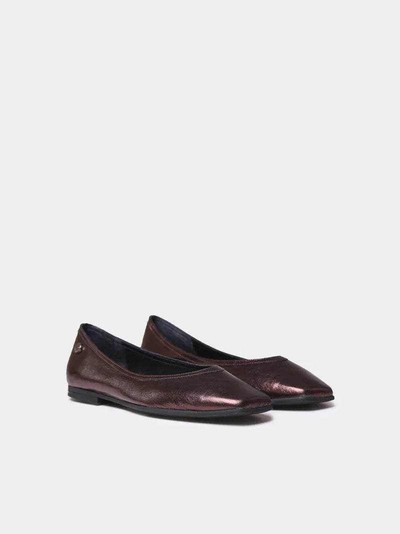 Zapatos mujer - Bailarinas de mujer en piel efecto brillante | MELISA-MT  - Toni Pons  