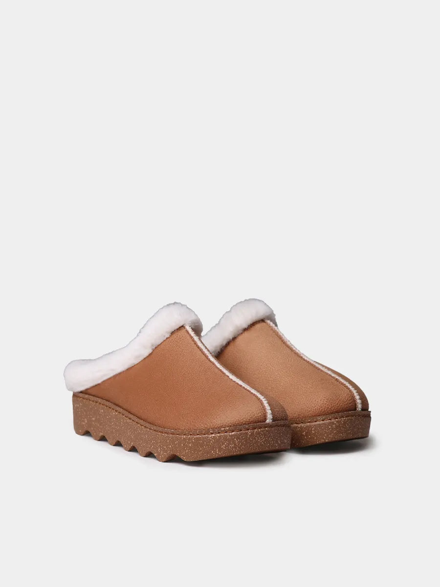 Women's multicoloured clog with platform