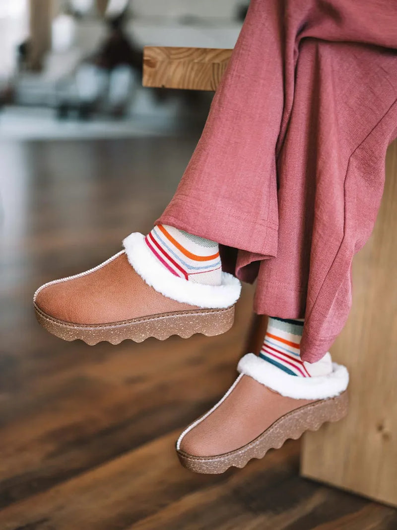 Zapatillas de casa mujer - Zuecos con plataforma y forro interior para mujer | METZ  - Toni Pons  