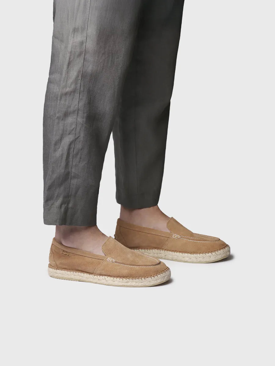  - Alpargata de hombre en serraje tipo mocasín | MILO  - Toni Pons  