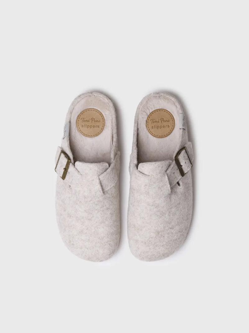 zapatillas mujer - Slipper de mujer tipo zueco con hebilla | MIMA-FP  - Toni Pons  