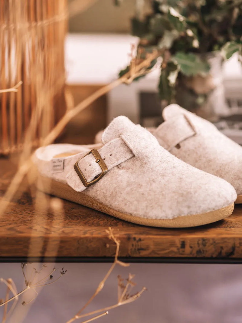 zapatillas mujer - Slipper de mujer tipo zueco con hebilla | MIMA-FP  - Toni Pons  