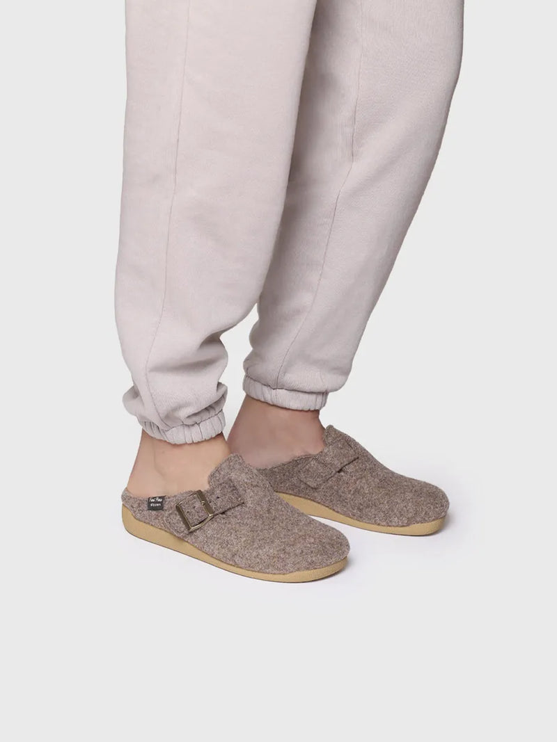 zapatillas mujer - Slipper de mujer tipo zueco con hebilla | MIMA-FP  - Toni Pons  