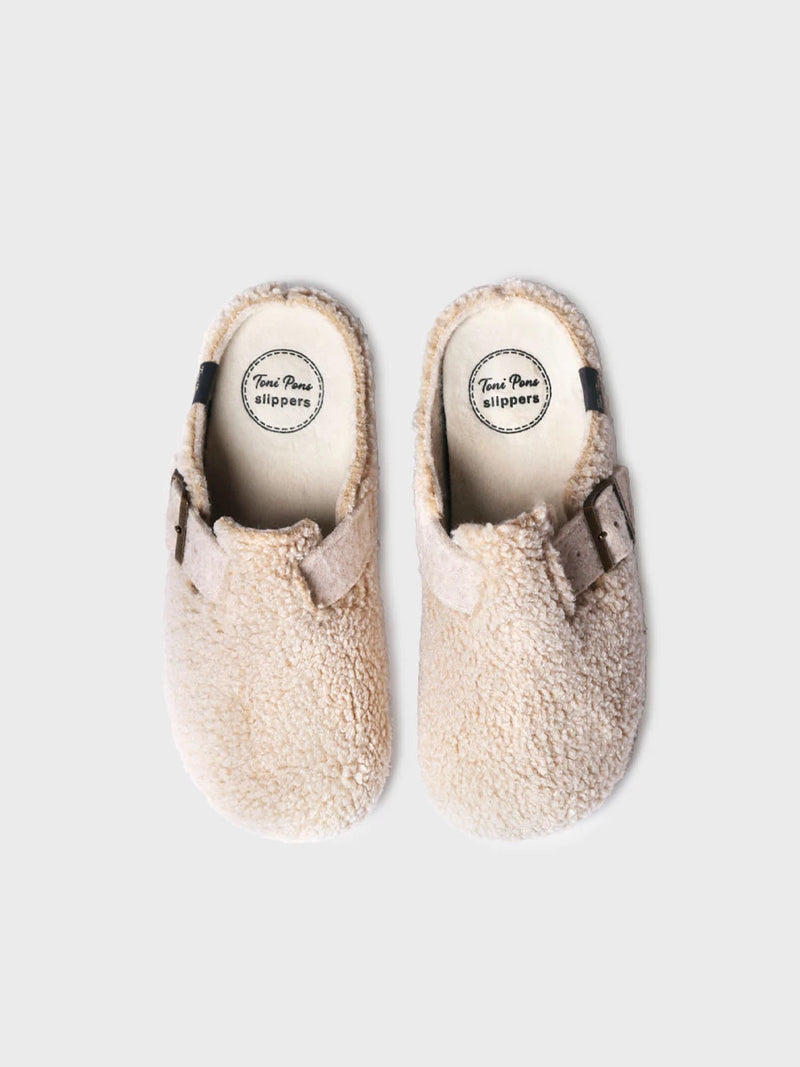 Zapatillas de casa mujer - Slipper abierta con hebilla para mujer | MIMA-NV  - Toni Pons  