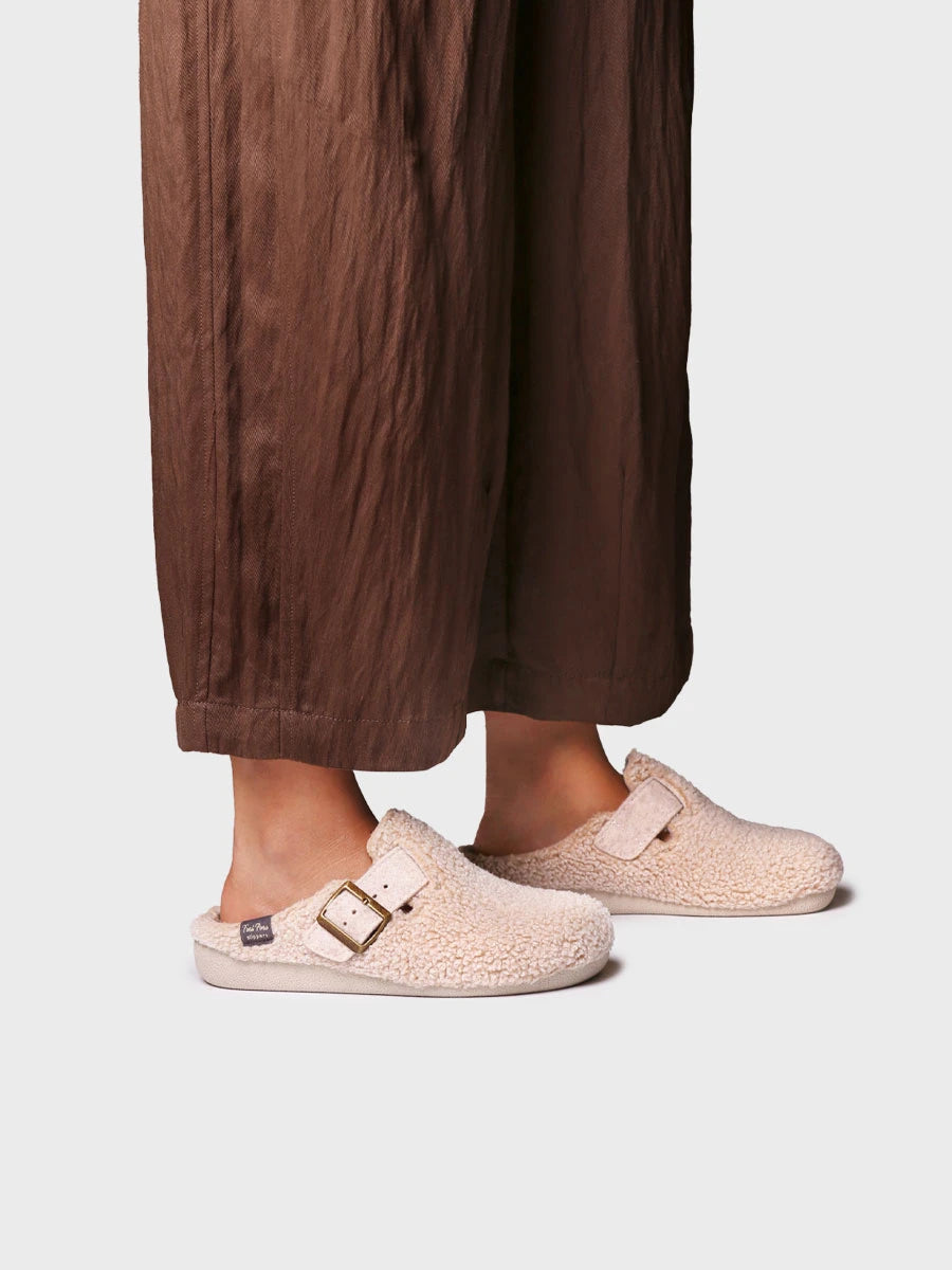 Zapatillas de casa mujer - Slipper abierta con hebilla para mujer | MIMA-NV  - Toni Pons  