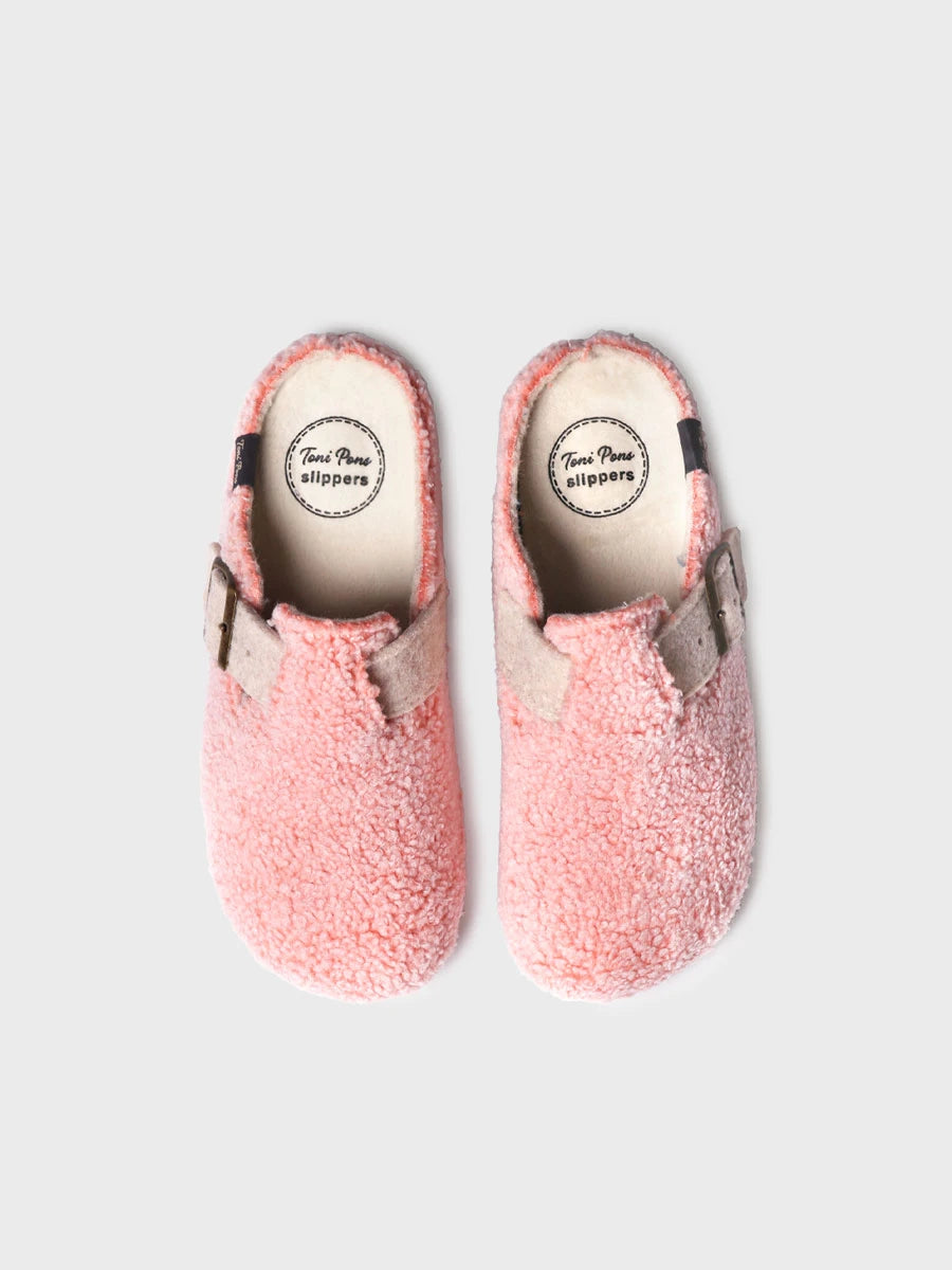 Zapatillas de casa mujer - Slipper abierta con hebilla para mujer | MIMA-NV  - Toni Pons  