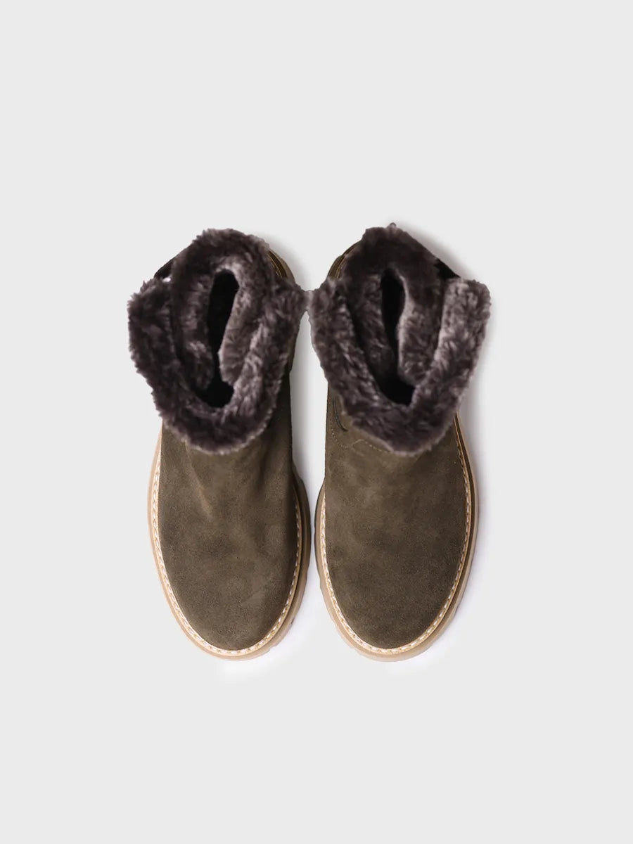 Women's suede ankle boots - MISURY-SY