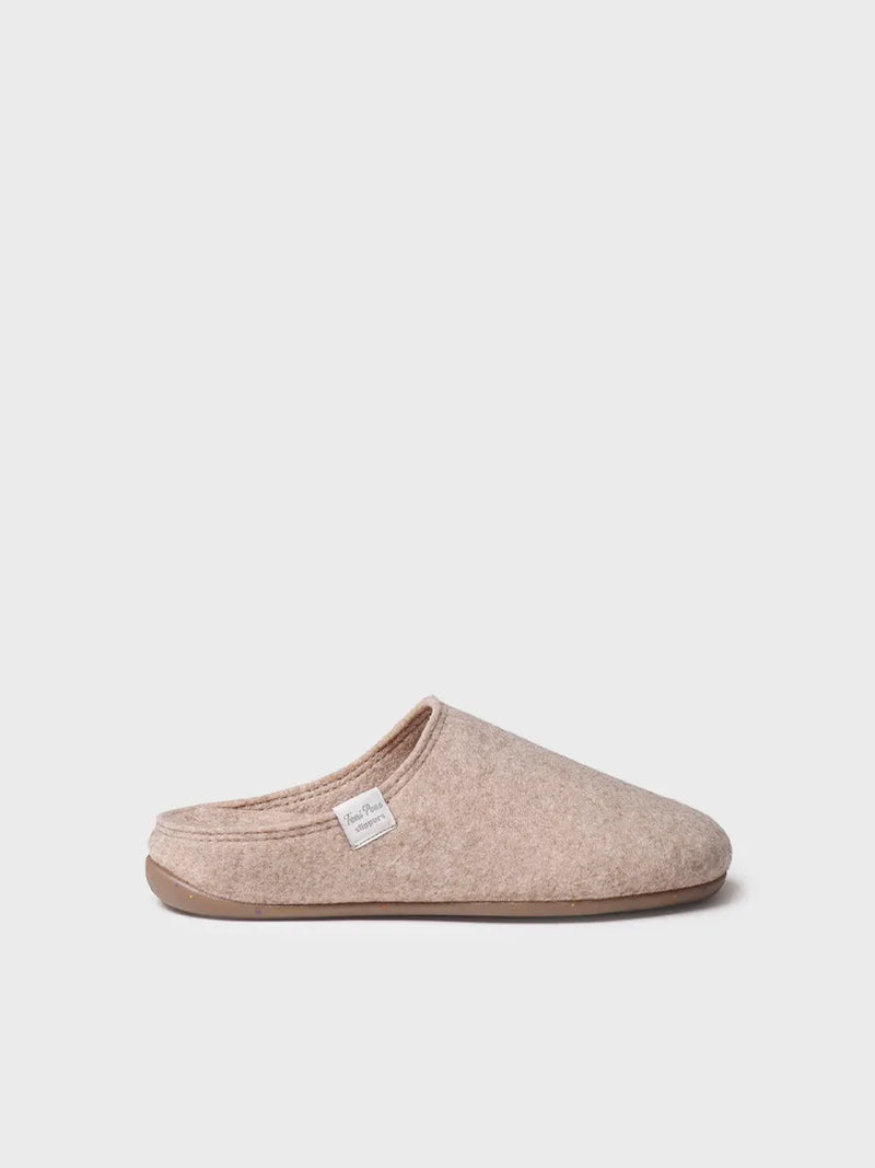 zapatillas de casa mujer - Zapatilla tipo zueco para mujer en fieltro reciclado | MONA-FR  - Toni Pons  