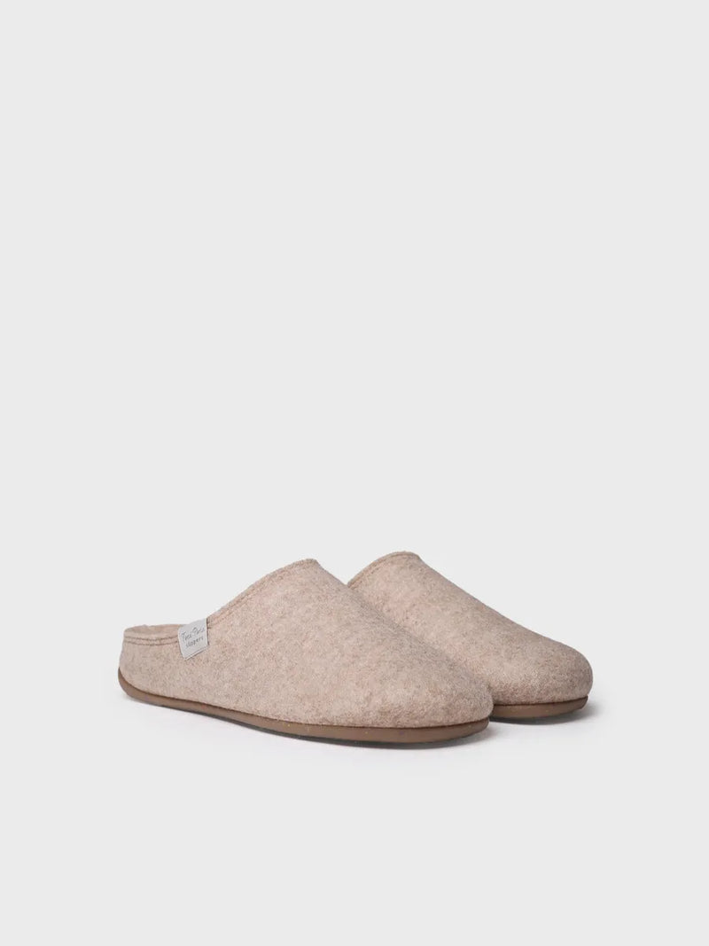 zapatillas de casa mujer - Zapatilla tipo zueco para mujer en fieltro reciclado | MONA-FR  - Toni Pons  