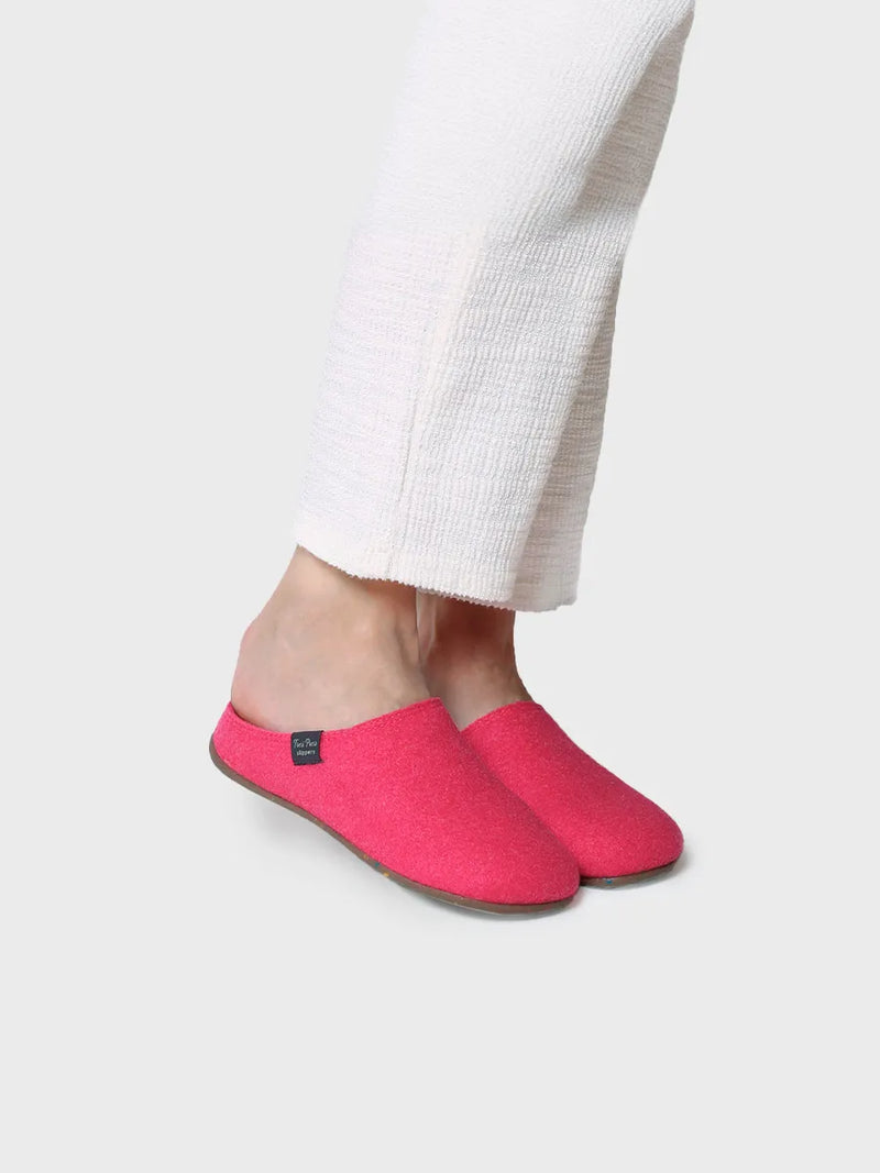 zapatillas de casa mujer - Zapatilla tipo zueco para mujer en fieltro reciclado | MONA-FR  - Toni Pons  