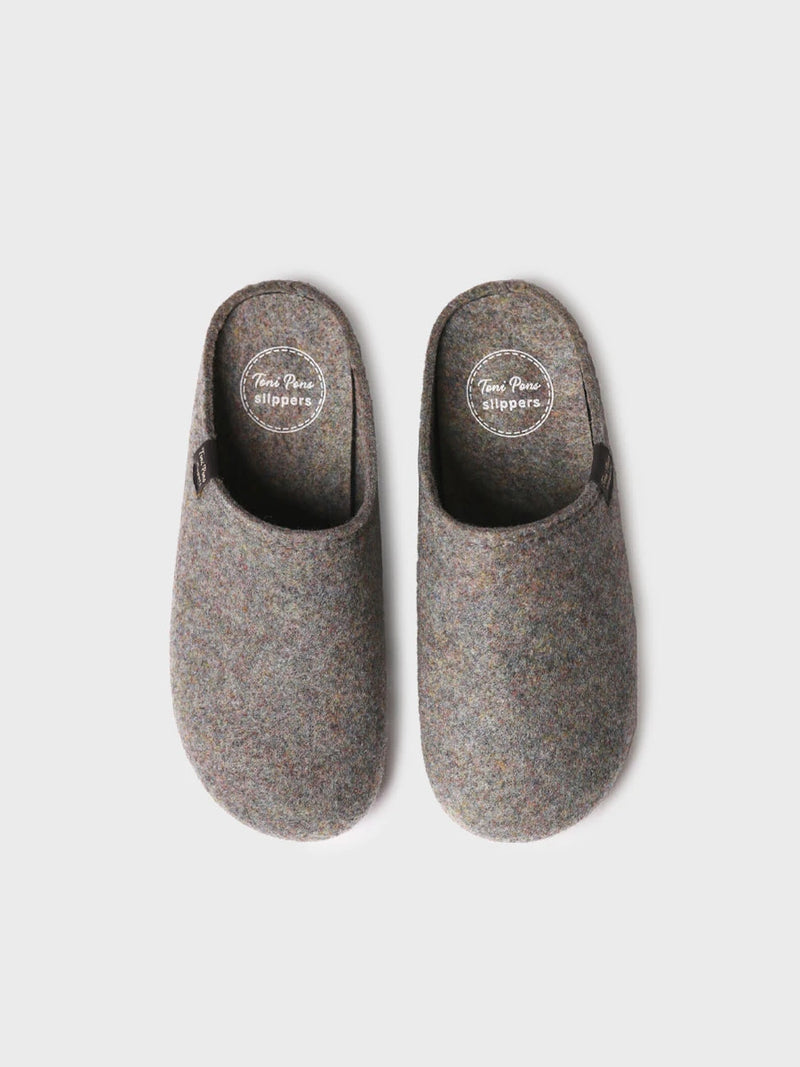 Zapatillas de casa mujer - Zapatilla tipo zueco para mujer en fieltro reciclado | MONA-FR  - Toni Pons  