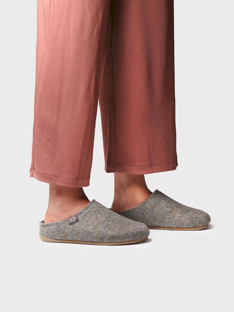 Zapatillas de casa mujer - Zapatilla tipo zueco para mujer en fieltro reciclado | MONA-FR  - Toni Pons  