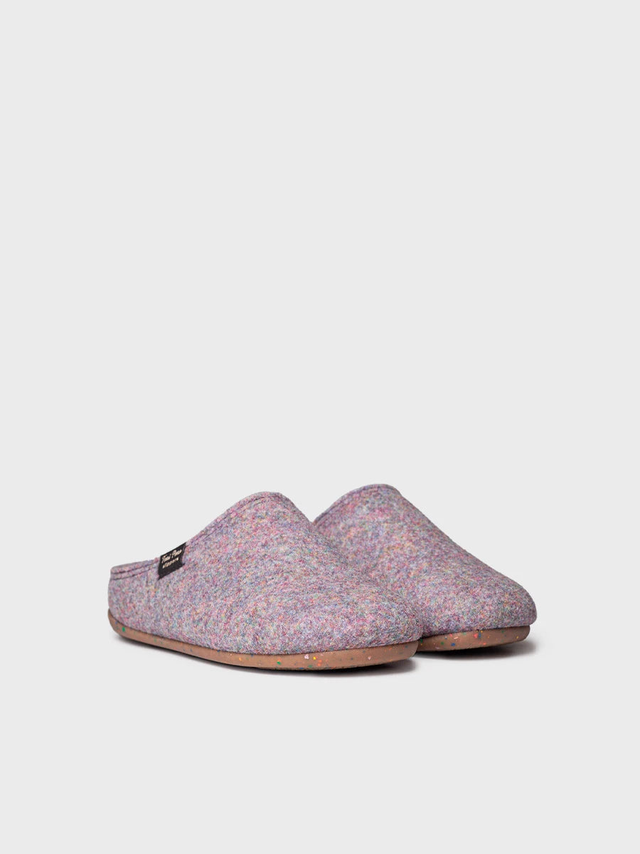 Zapatillas de casa mujer - Zapatilla tipo zueco para mujer en fieltro reciclado | MONA-FR  - Toni Pons  