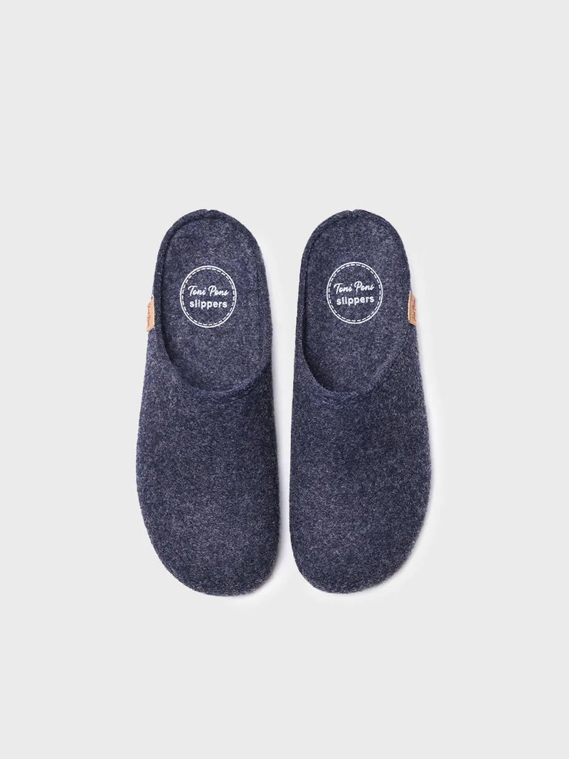 zapatillas de casa mujer - Zapatilla tipo zueco para mujer en fieltro reciclado | MONA-FR  - Toni Pons  