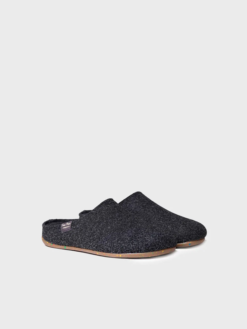 zapatillas de casa mujer - Zapatilla tipo zueco para mujer en fieltro reciclado | MONA-FR  - Toni Pons  