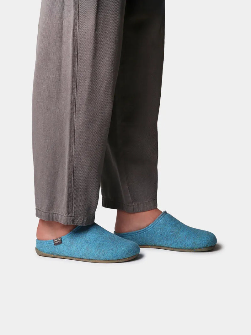 Zapatillas de casa mujer - Slippers abiertas para mujer en fieltro reciclado | MONA-FR  - Toni Pons  