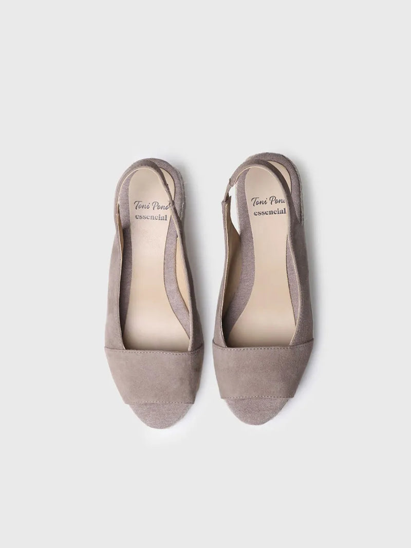 zapatillas mujer - Alpargata abierta de cuña para mujer | MONZA-A  - Toni Pons  
