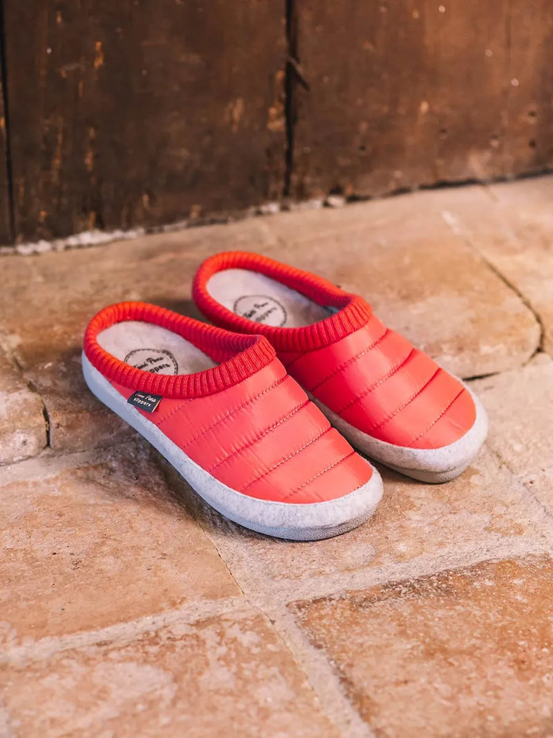 zapatillas mujer - Zapatilla tipo zueco para mujer en tejido acolchado y fieltro | MORA-TK  - Toni Pons  