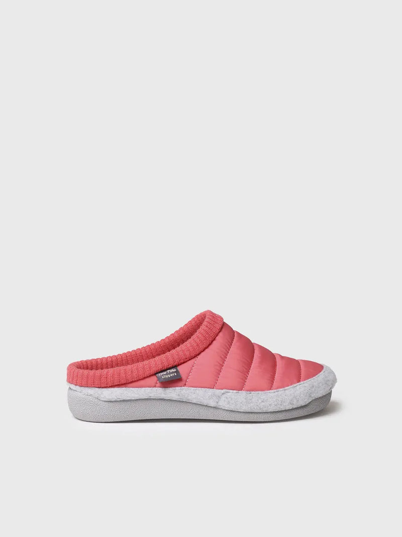 zapatillas mujer - Zapatilla tipo zueco para mujer en tejido acolchado y fieltro | MORA-TK  - Toni Pons  