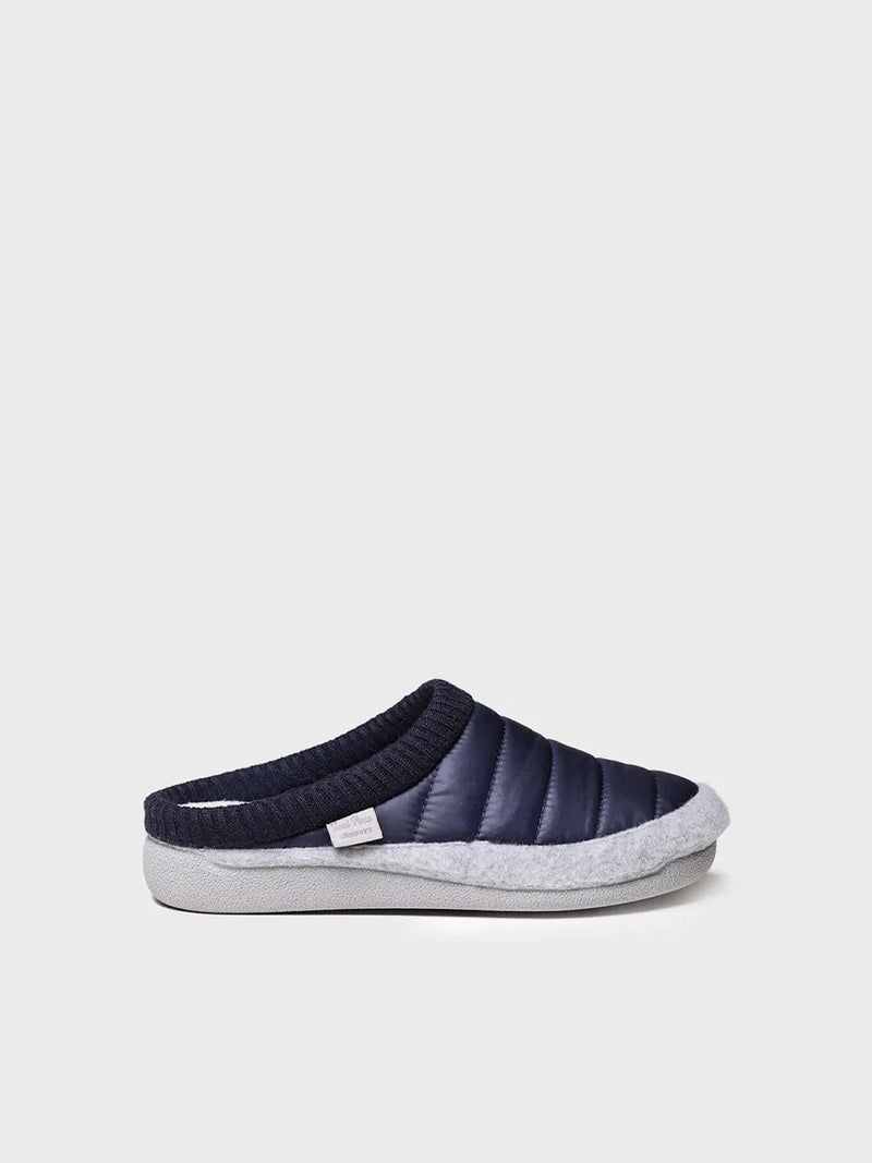zapatillas mujer - Zapatilla tipo zueco para mujer en tejido acolchado y fieltro | MORA-TK  - Toni Pons  