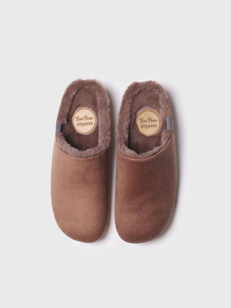 zapatillas de casa mujer - Zapatilla de casa tipo zueco para mujer en tejido | MOSUL-BD  - Toni Pons  