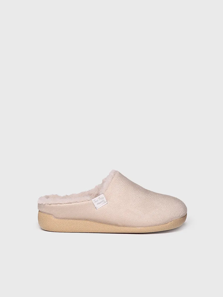 MOSUL-BD - Women's house slipper made of brown fabric | TONI PONS