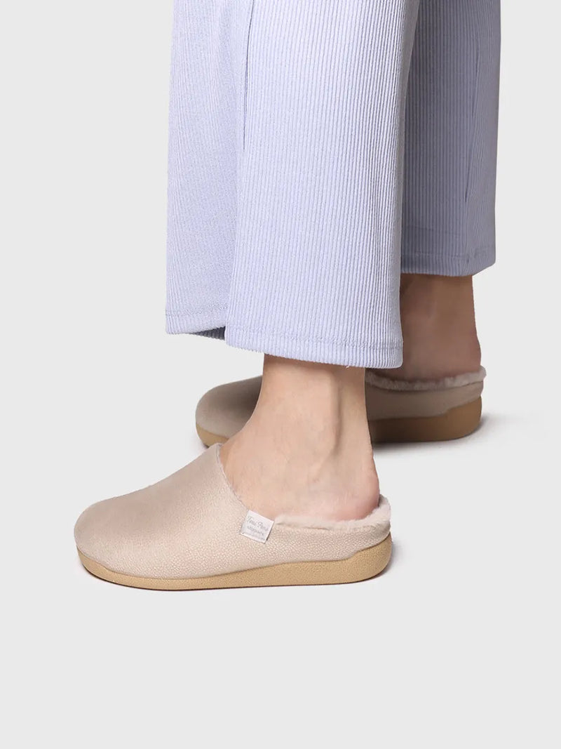 zapatillas de casa mujer - Zapatilla de casa tipo zueco para mujer en tejido | MOSUL-BD  - Toni Pons  