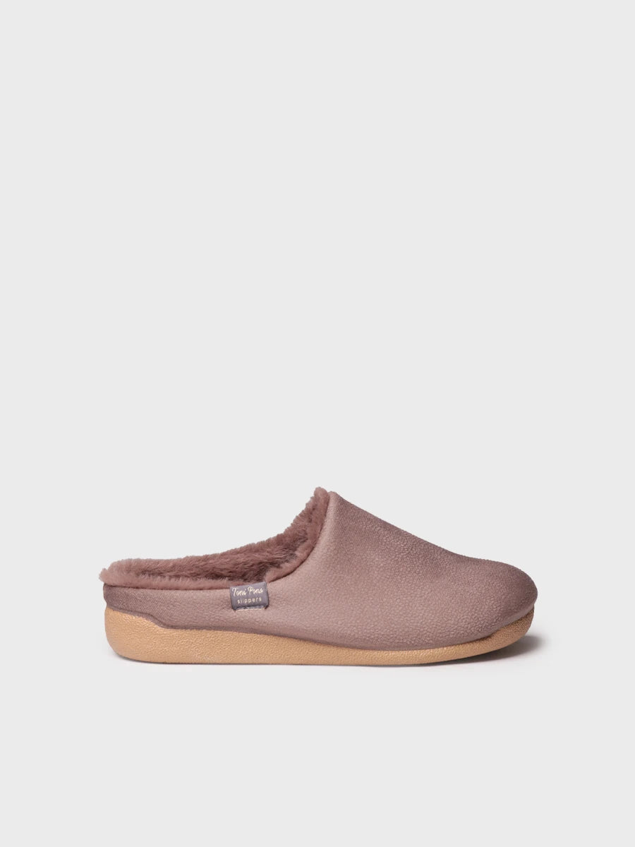 Chausson type mule avec doublure intérieure pour femme | MOSUL-BD