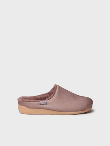 Zapatilla de casa tipo zueco con forro interior para mujer | MOSUL-BD