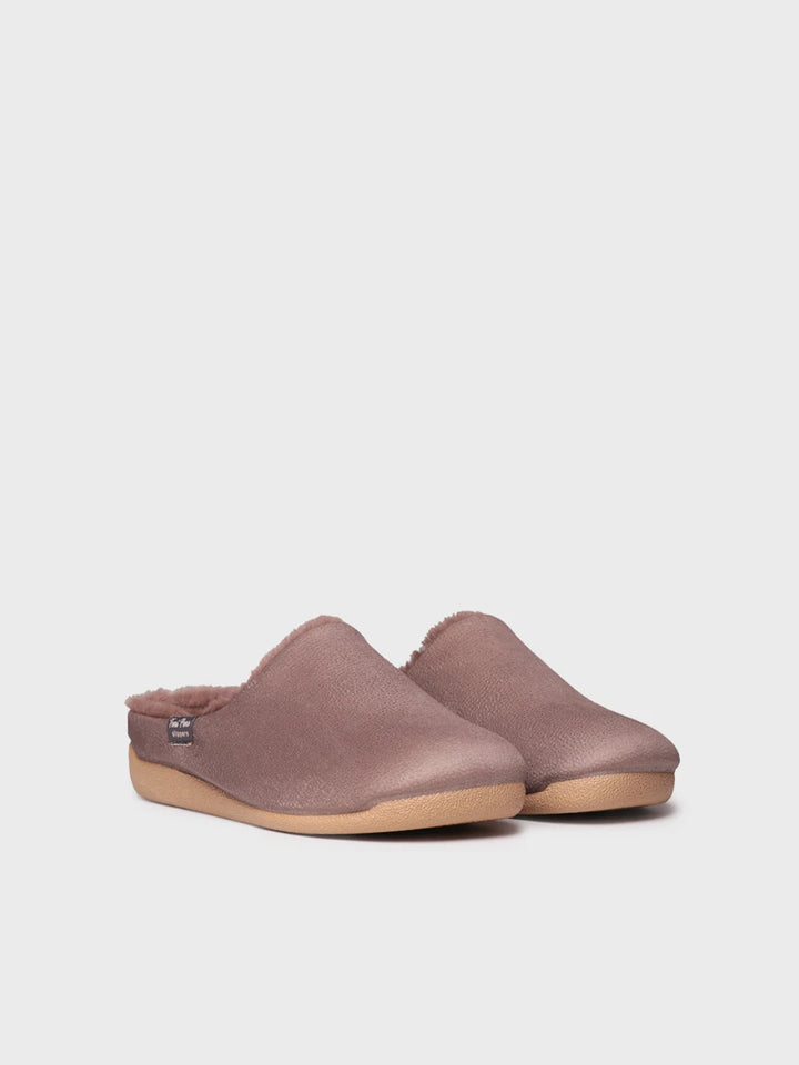 Zapatilla de casa tipo zueco con forro interior para mujer | MOSUL-BD