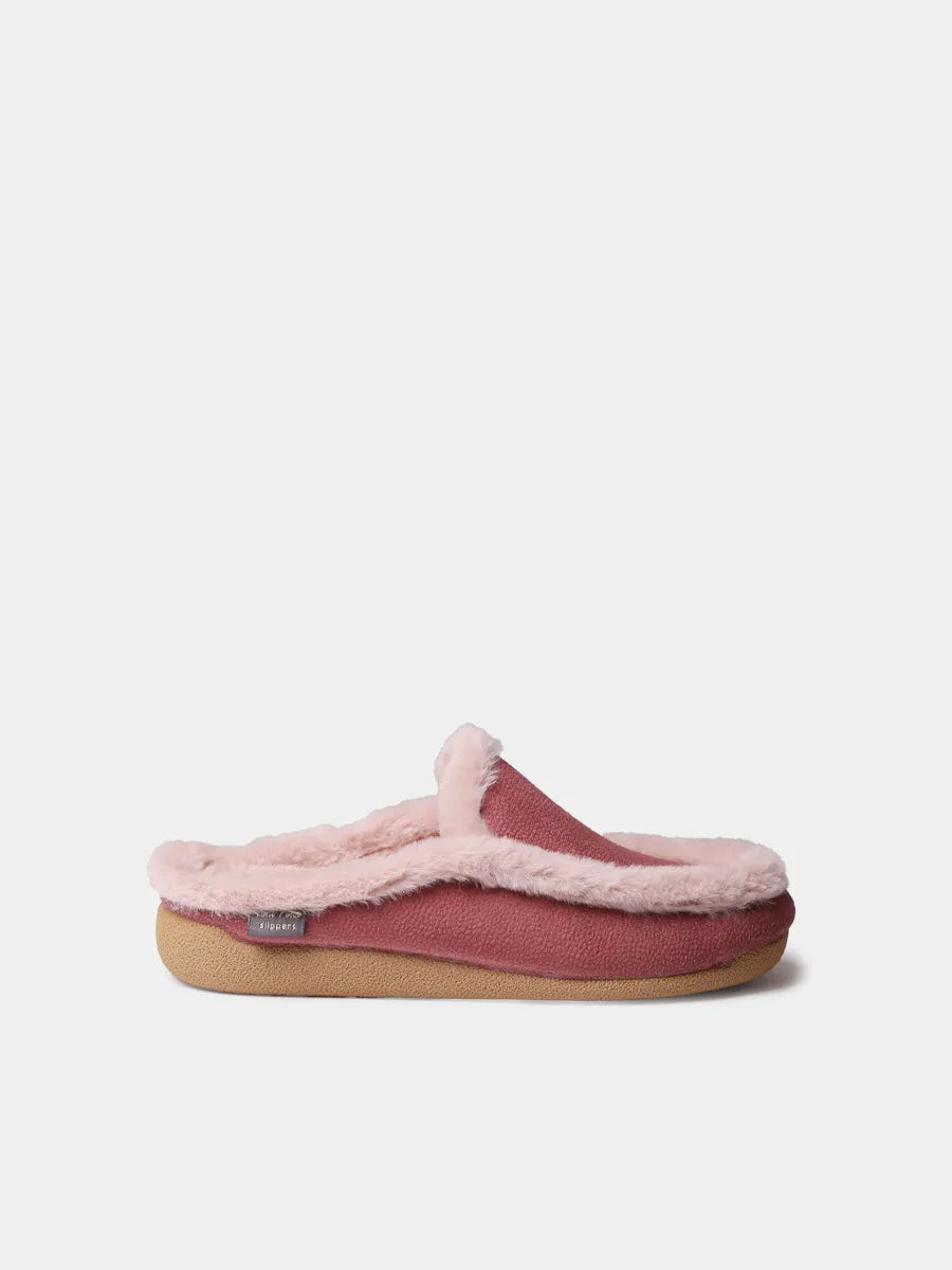 Women's rubber slippers with soft lining
