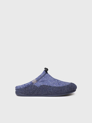 zapatillas hombre - Zapatilla tipo zueco para hombre en tejido acolchado y fieltro | NADIR-UM  - Toni Pons  