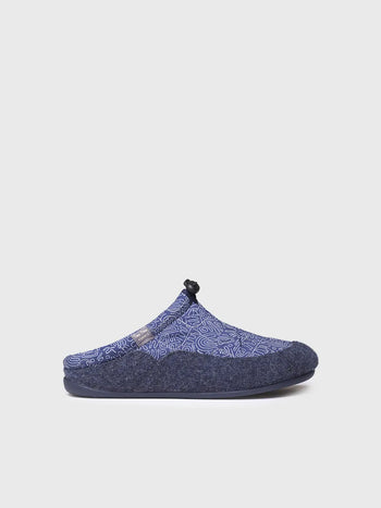 zapatillas hombre - Zapatilla tipo zueco para hombre en tejido acolchado y fieltro | NADIR-UM  - Toni Pons  
