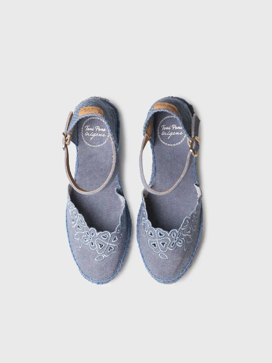  - Alpargata de mujer de cuña con bordado | NAIARA  - Toni Pons  